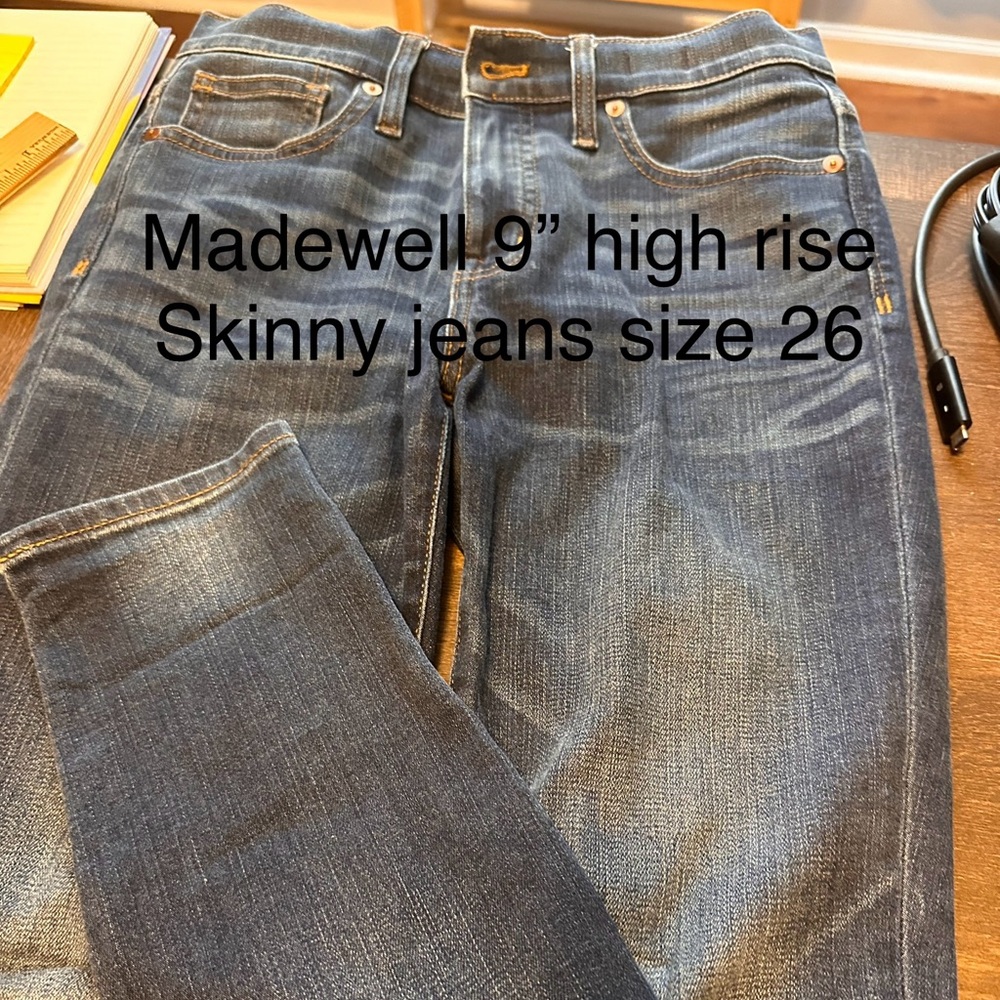 Like new Madewell high rise skinny jeans women’s